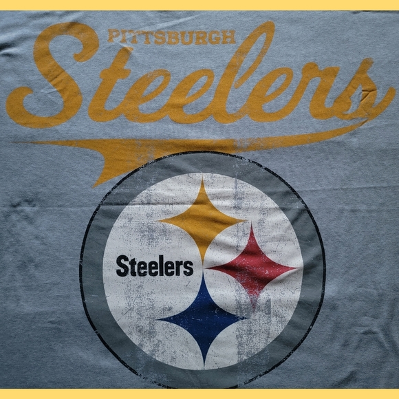 NFL Pittsburgh Steelers Gray Sweatshirt Throw Blanket, 4.5 ft x 6.5 ft - Picture 2 of 6